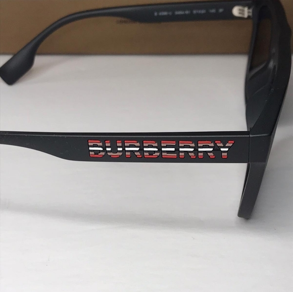 💯 BE 4396U Authentic New BURBERRYWren Polarized Dark Grey Browline Men's - Picture 14 of 14